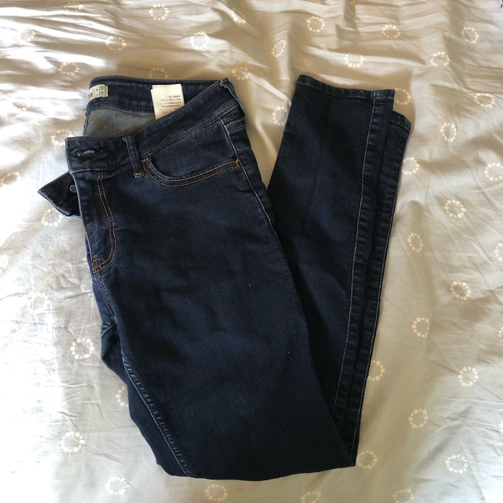2/$25 hollister skinny jeans